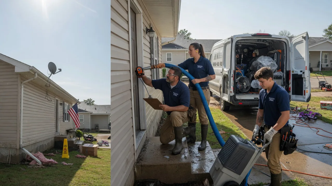 Ceiling Water Damage Restoration in North Bloomfield, OH near me